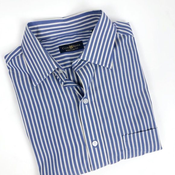 Club Room Other - CLUB ROOM Striped Button Down Shirt 16 1/2 32/32